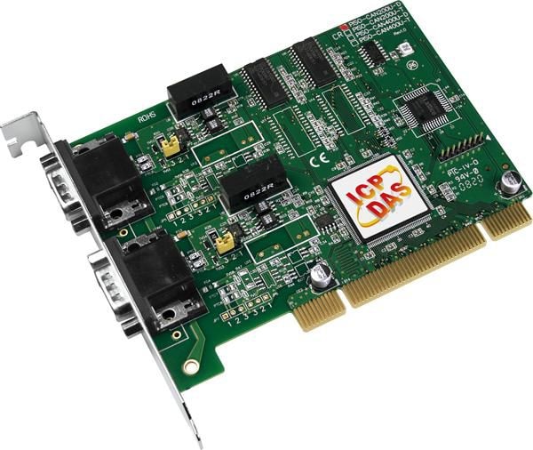 Moxa CAN, UNIVERSAL PCI, 2-PORT DB9, Kontrollerkarte