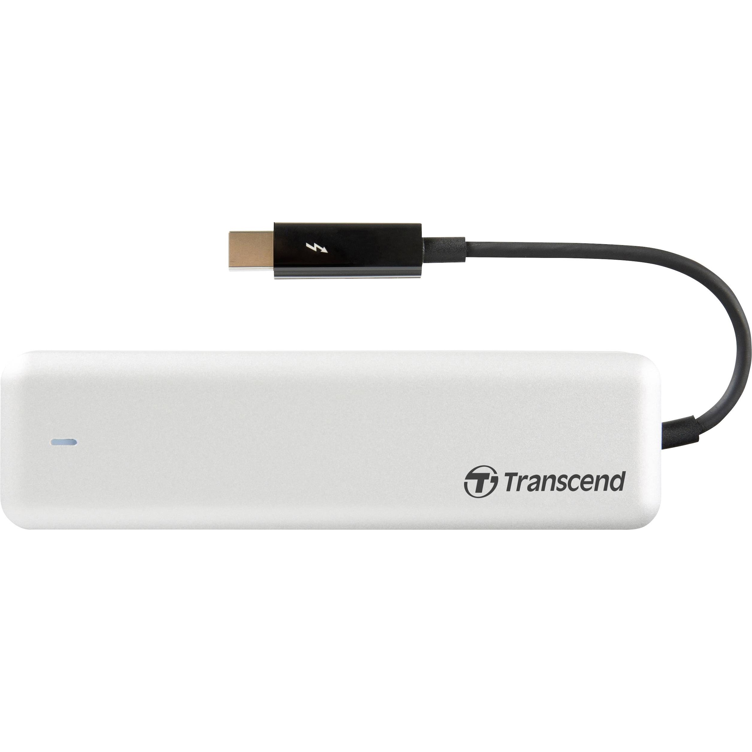 Transcend JetDrive 825 (960 GB), Externe SSD, Weiss