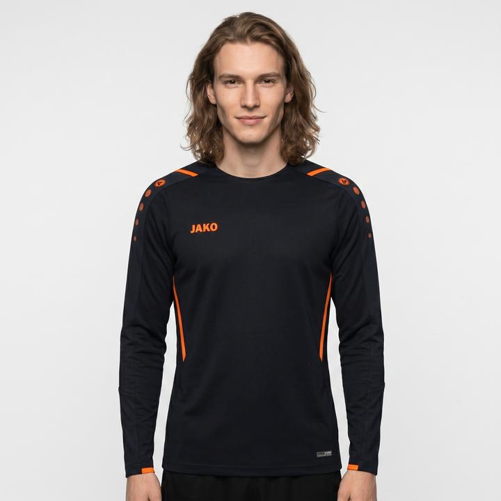Fluorescent Orange, Schwarz