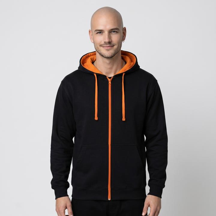 Black/Orange