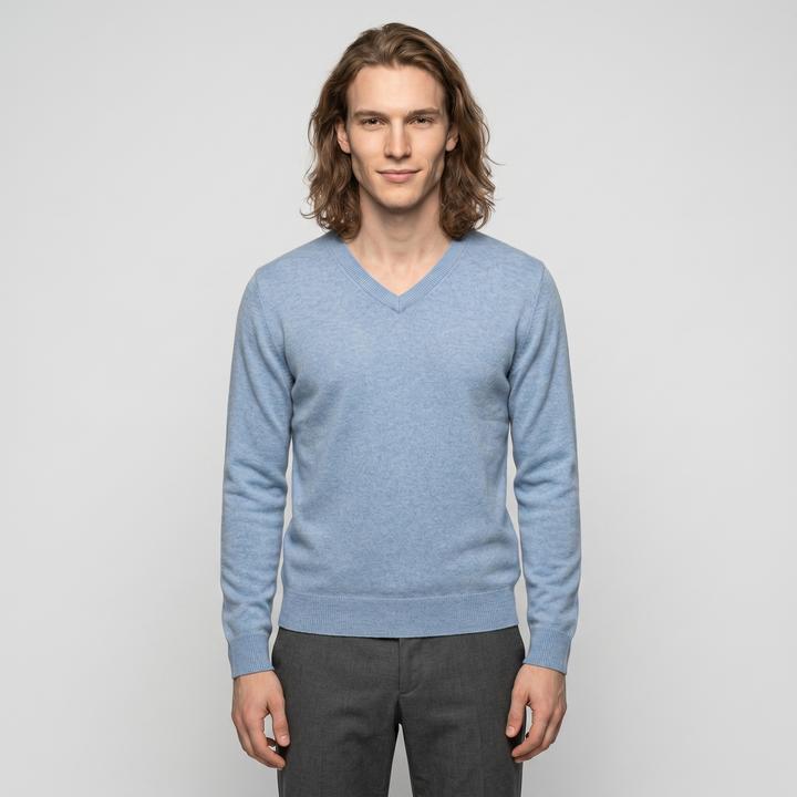 melange bleu clair