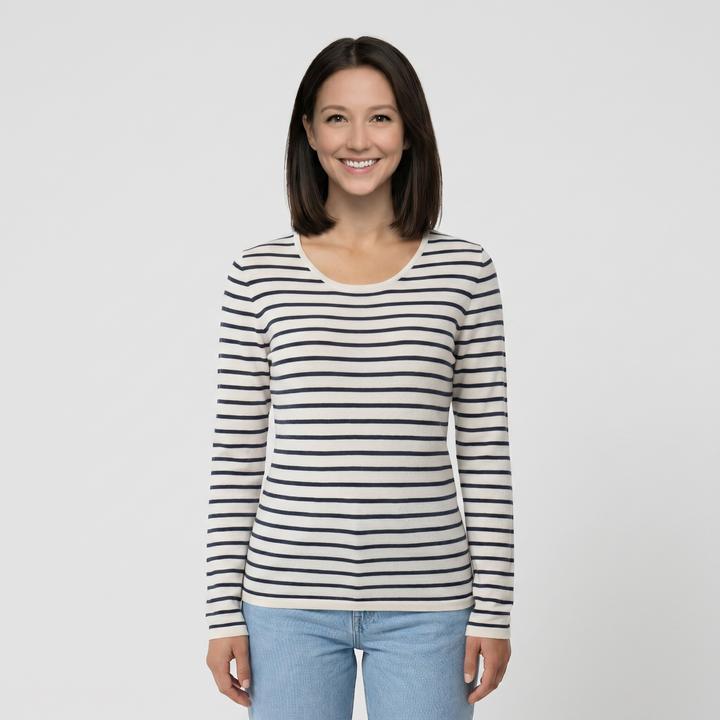 Blanc et bleu marine