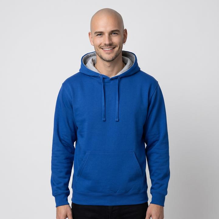 Bleu roi, Gris chiné