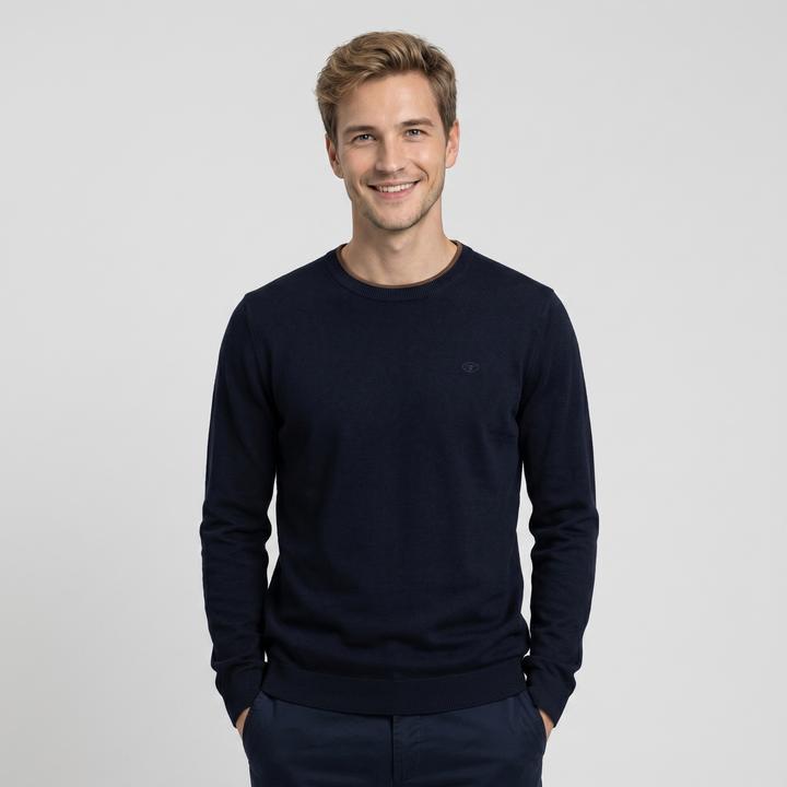 Kitted Navy Melange