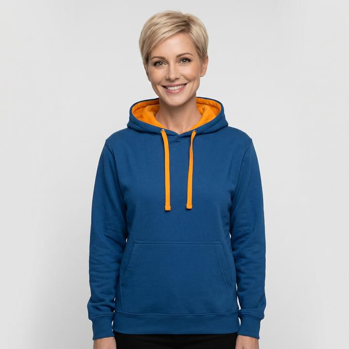 Bleu saphir, Orange