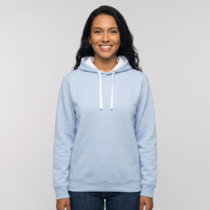 Blanc arctique, Bleu ciel