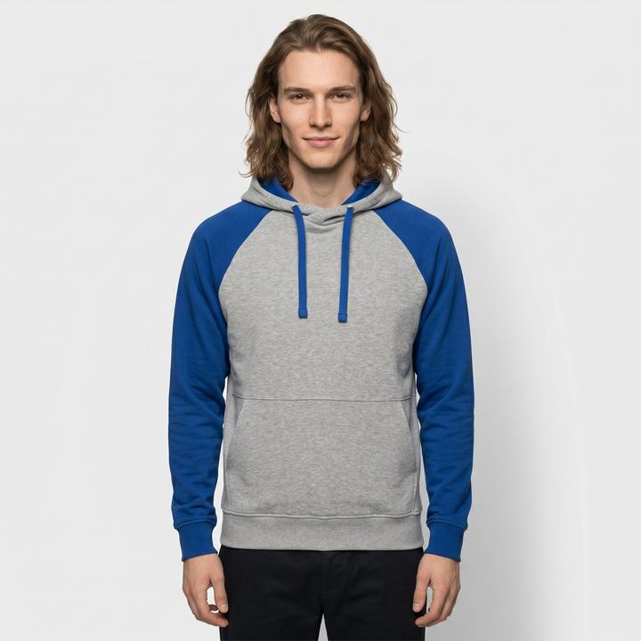 Bleu roi, Gris chiné