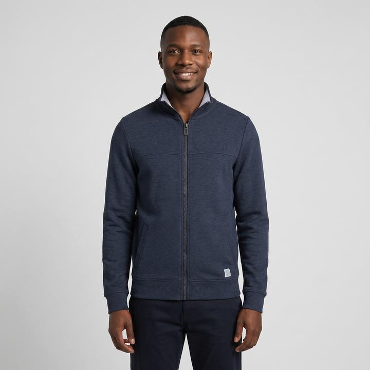sky captain blue white melange