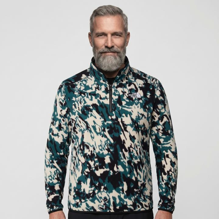 deep nori trail grid print