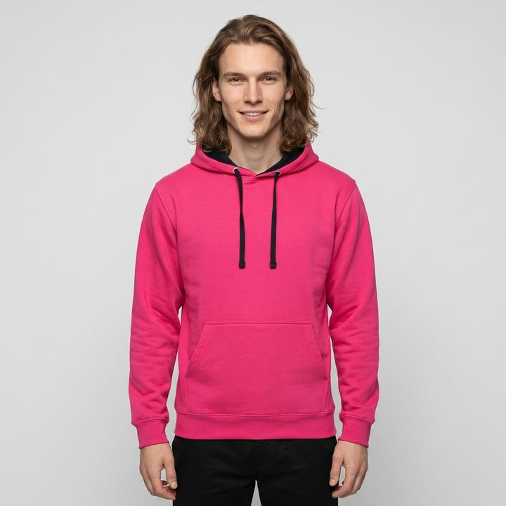 Dunkelblau, Leuchtend Pink
