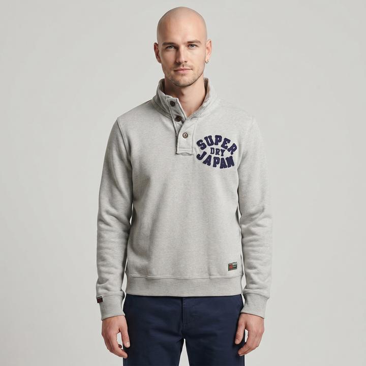 vintage sweat light grey mottled