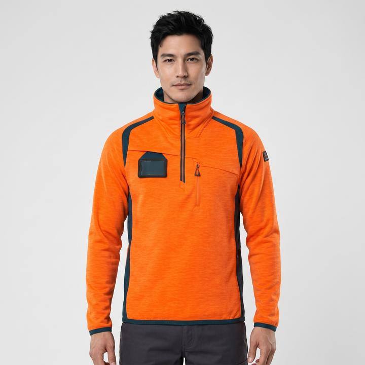 Dunkle Erdöl Farbe, Hi Vis Orange