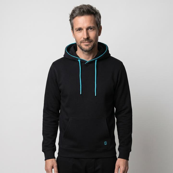 Black, Turquoise