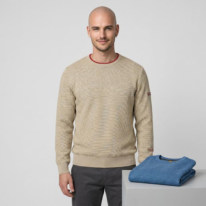 Beige, Blau