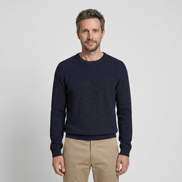 Knitted Navy Melange
